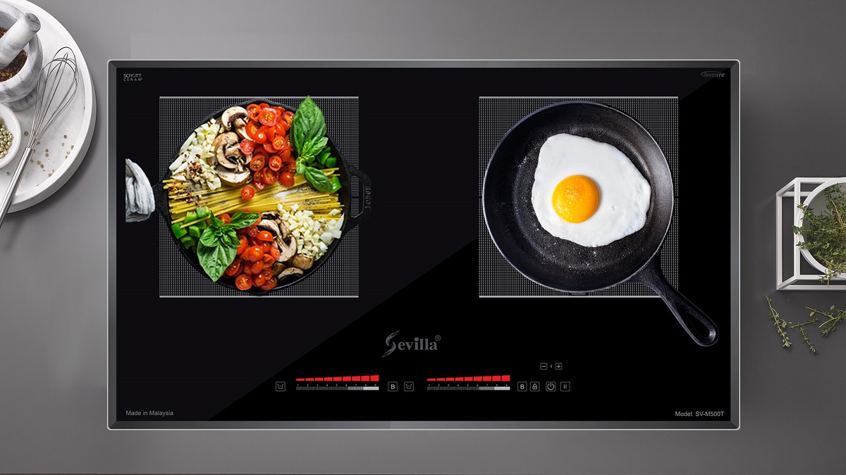 Bếp từ đôi Sevilla SV M500T Made in Malaysia