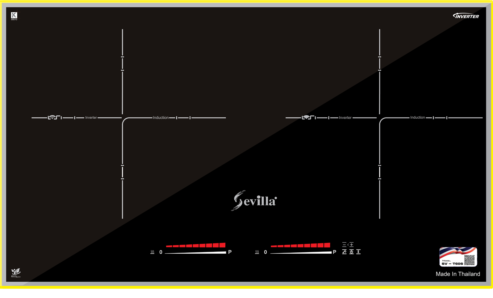 Bếp từ đôi Sevilla SV-T60S Made in Malaysia