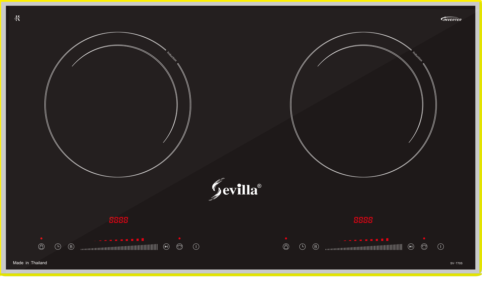 Bếp từ đôi Sevilla SV-T70S Made in Malaysia