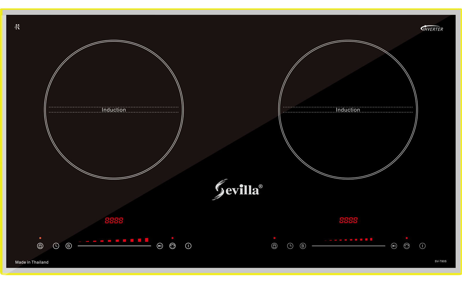 Bếp từ đôi Sevilla SV-T80S Made in Malaysia