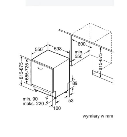 Máy rửa bát âm tủ toàn phần Bosch 14 bộ SMV6ZCX16E Series 6 Sấy Zeolith