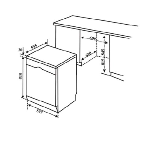 Máy rửa bát Bosch 14 bộ SMS6ZCI06E Series 6 Sấy Zeolith