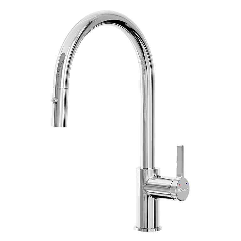 Vòi rửa bát dây rút Alto Chrome