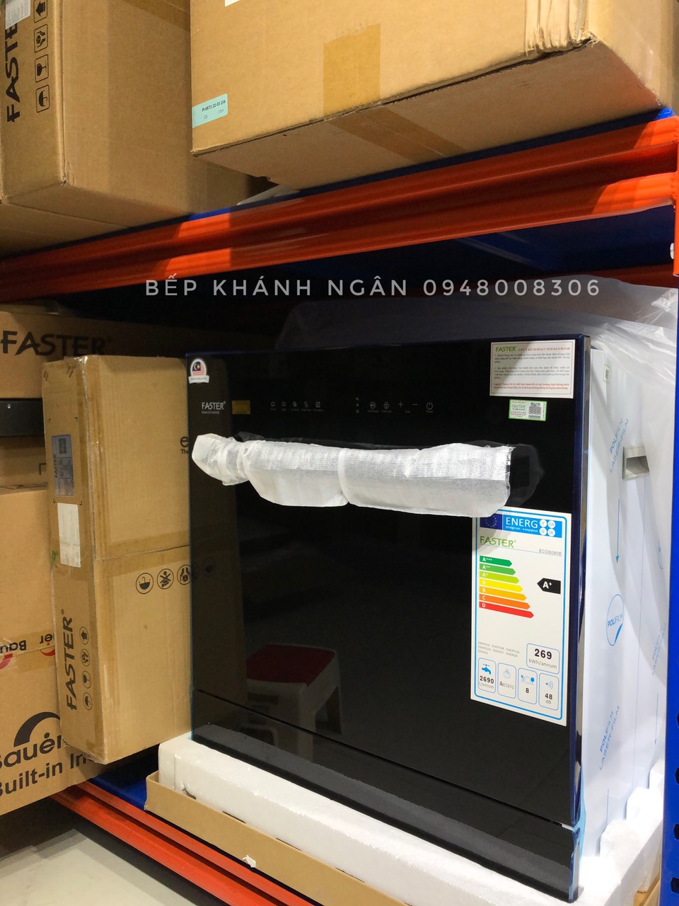 Máy rửa bát 8 bộ Faster ECO 6080E