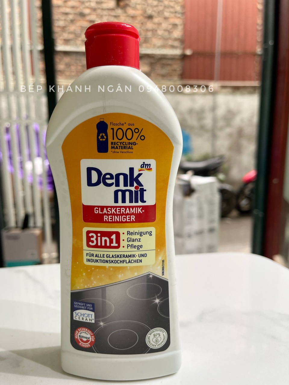 Dung dịch vệ sinh bếp từ Denkmit Đức
