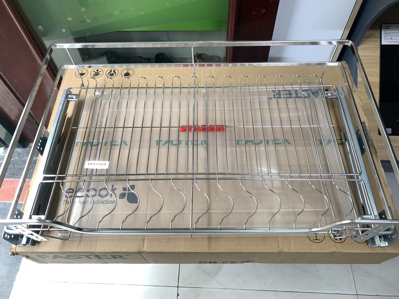 Gía xoong nồi tủ dưới Starkit Inox 304