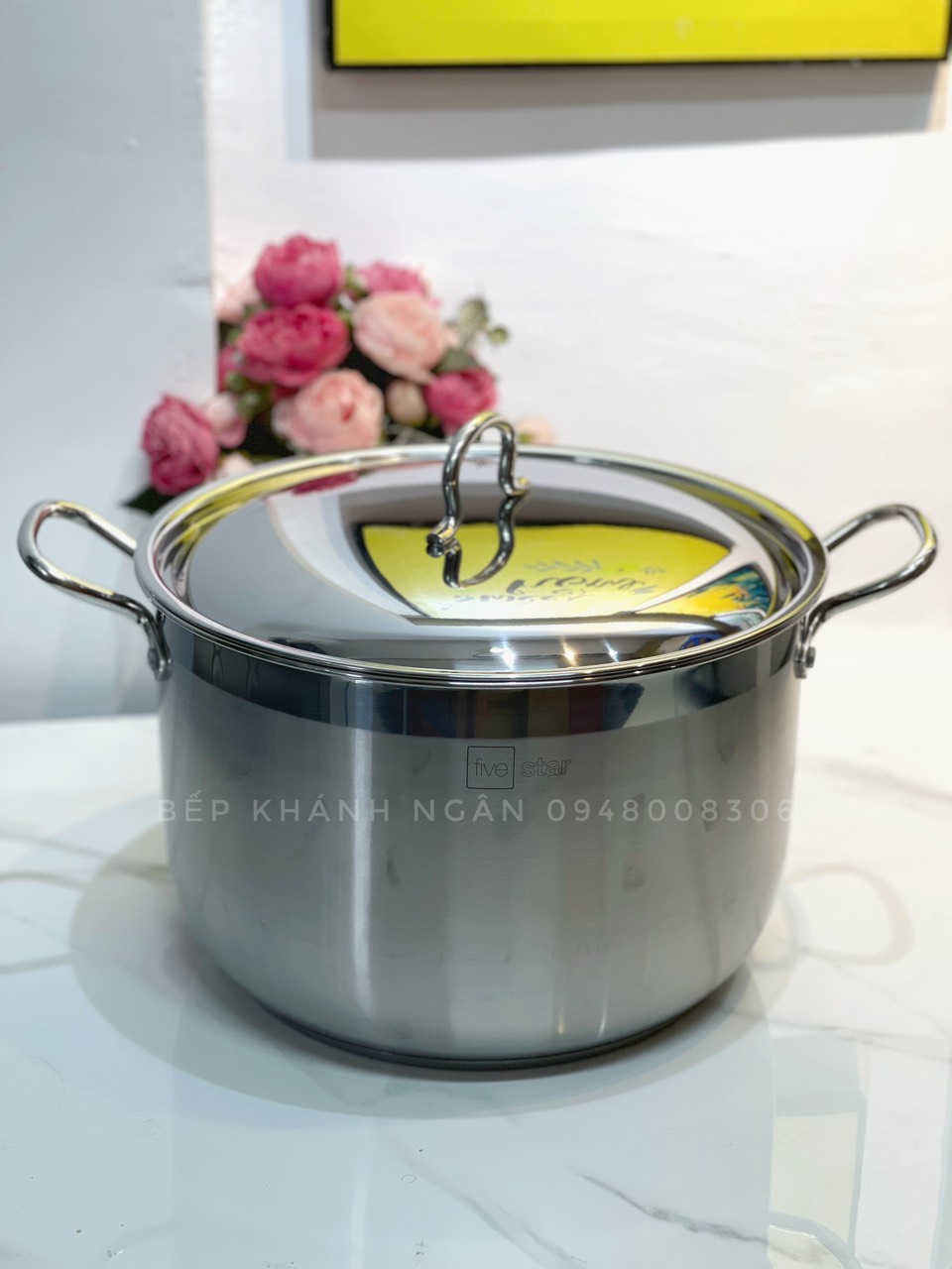 Nồi luộc gà Fivestar 3 đáy size 32cm