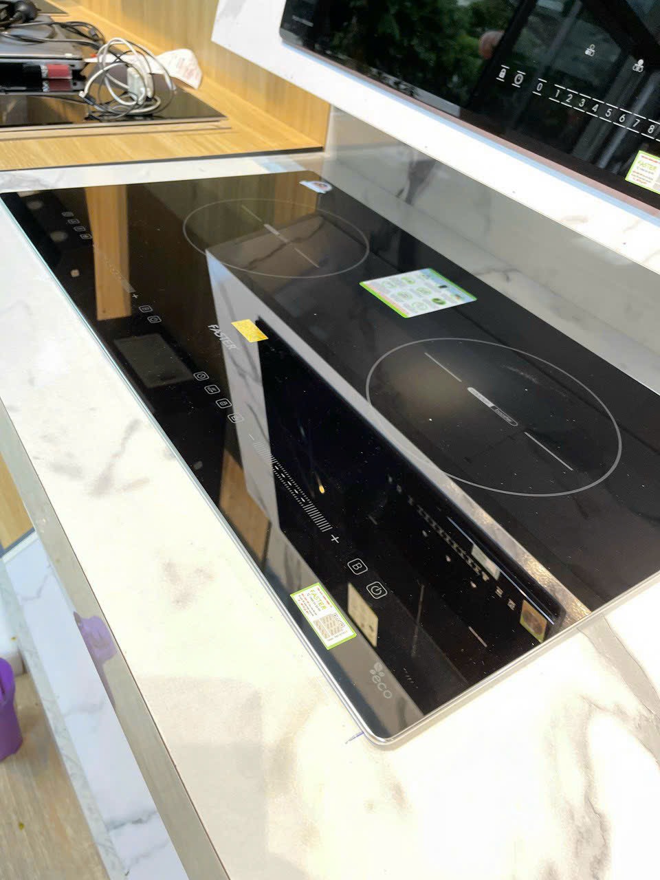 Bếp từ đôi Faster Reno 9 Made in Malaysia