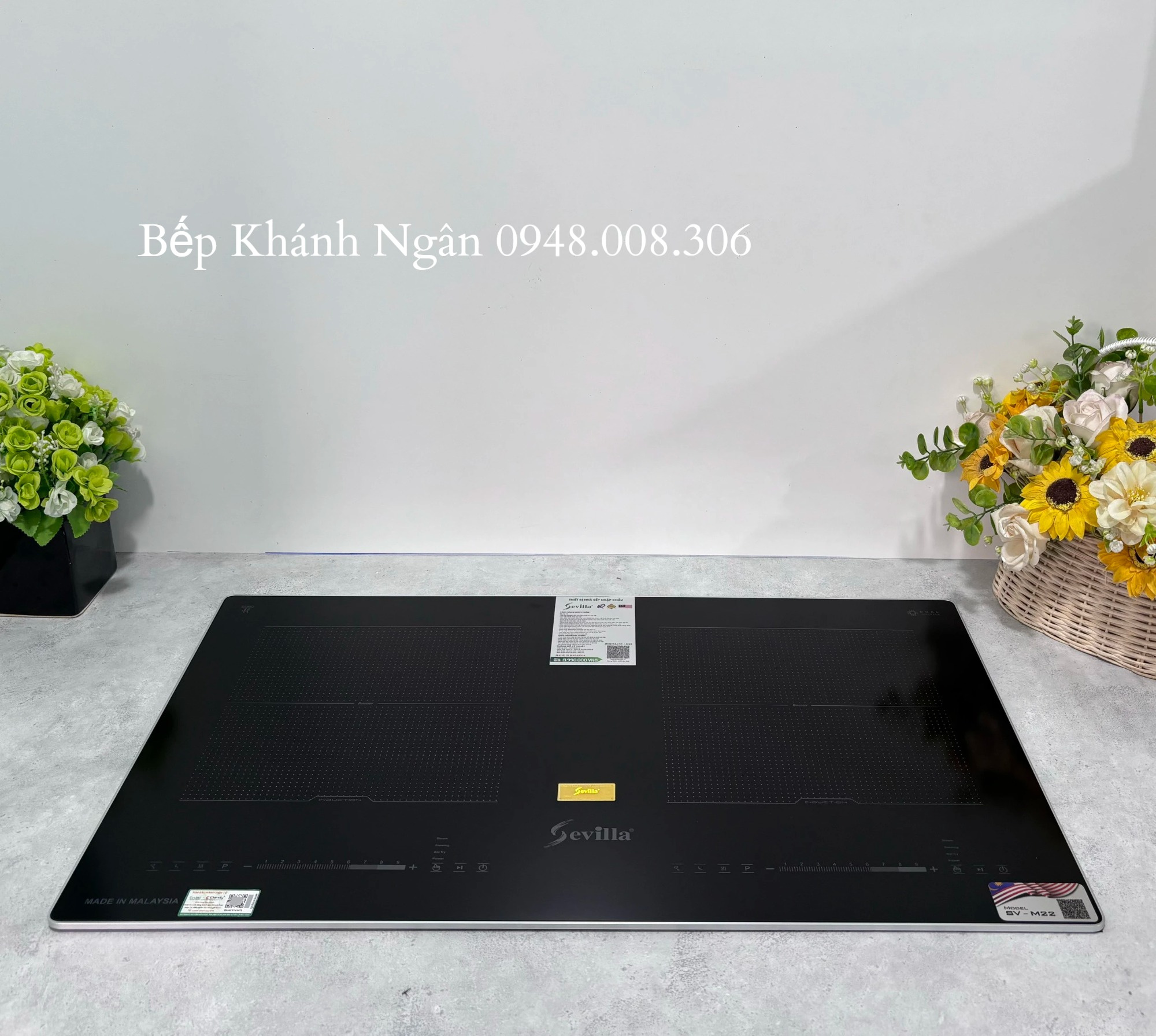 Bếp từ đôi Sevilla M22 Made in Malaysia