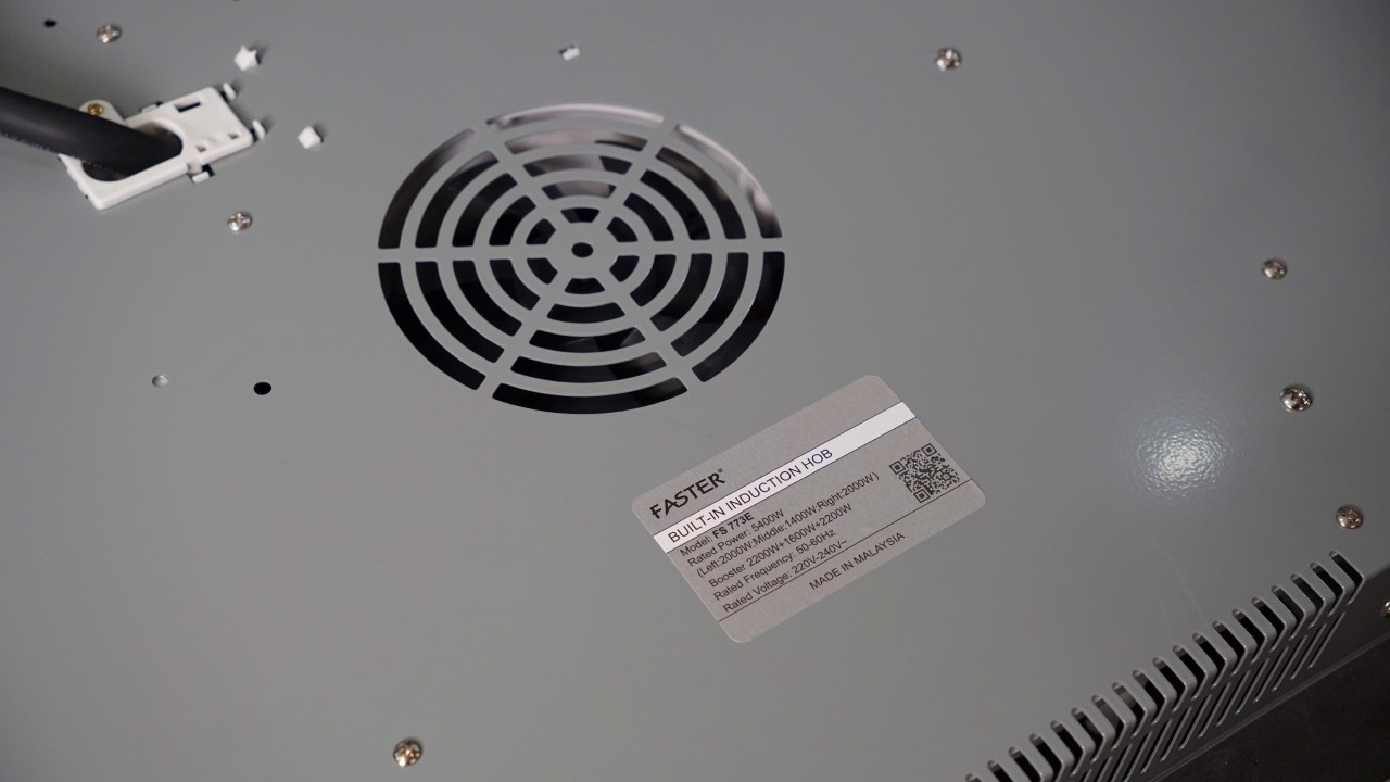 Bếp từ 3 vùng nấu Faster FS773E Malaysia