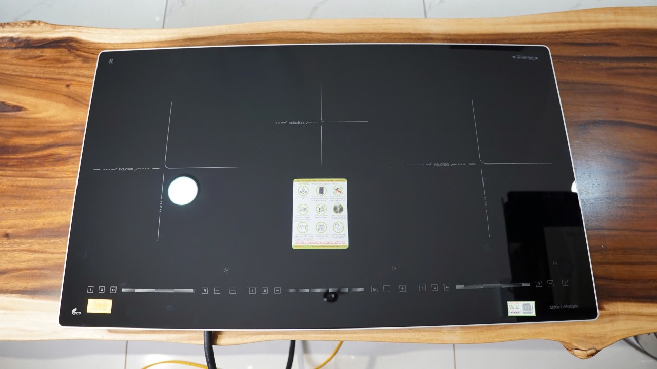 Bếp từ 3 vùng nấu Faster FS773E Malaysia