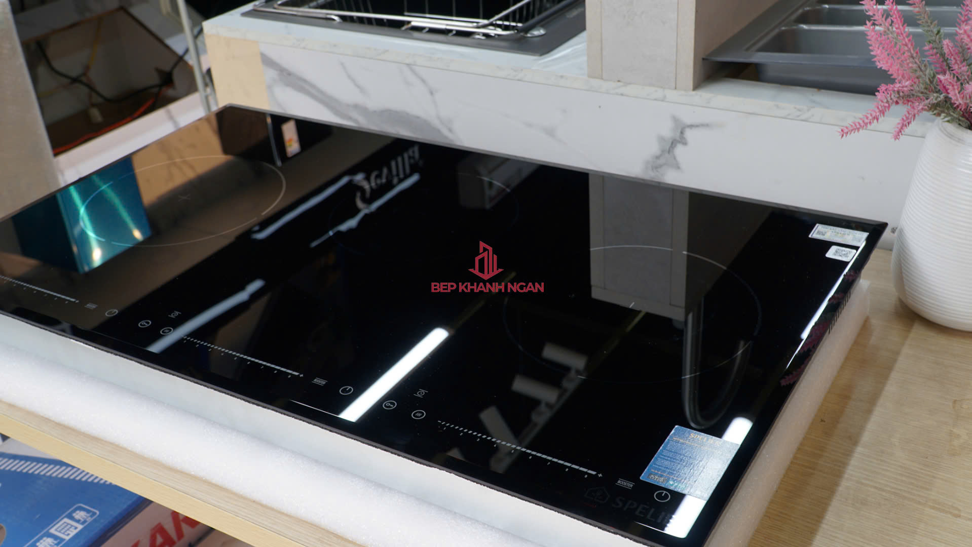 Bếp từ 3 vùng nấu Spelier 938I Plus