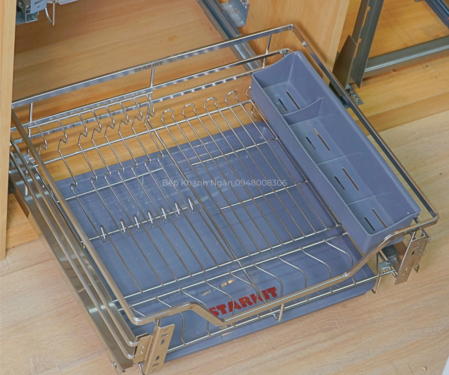 Combo phụ kiện tủ bếp đầy đủ 7 món inox 304