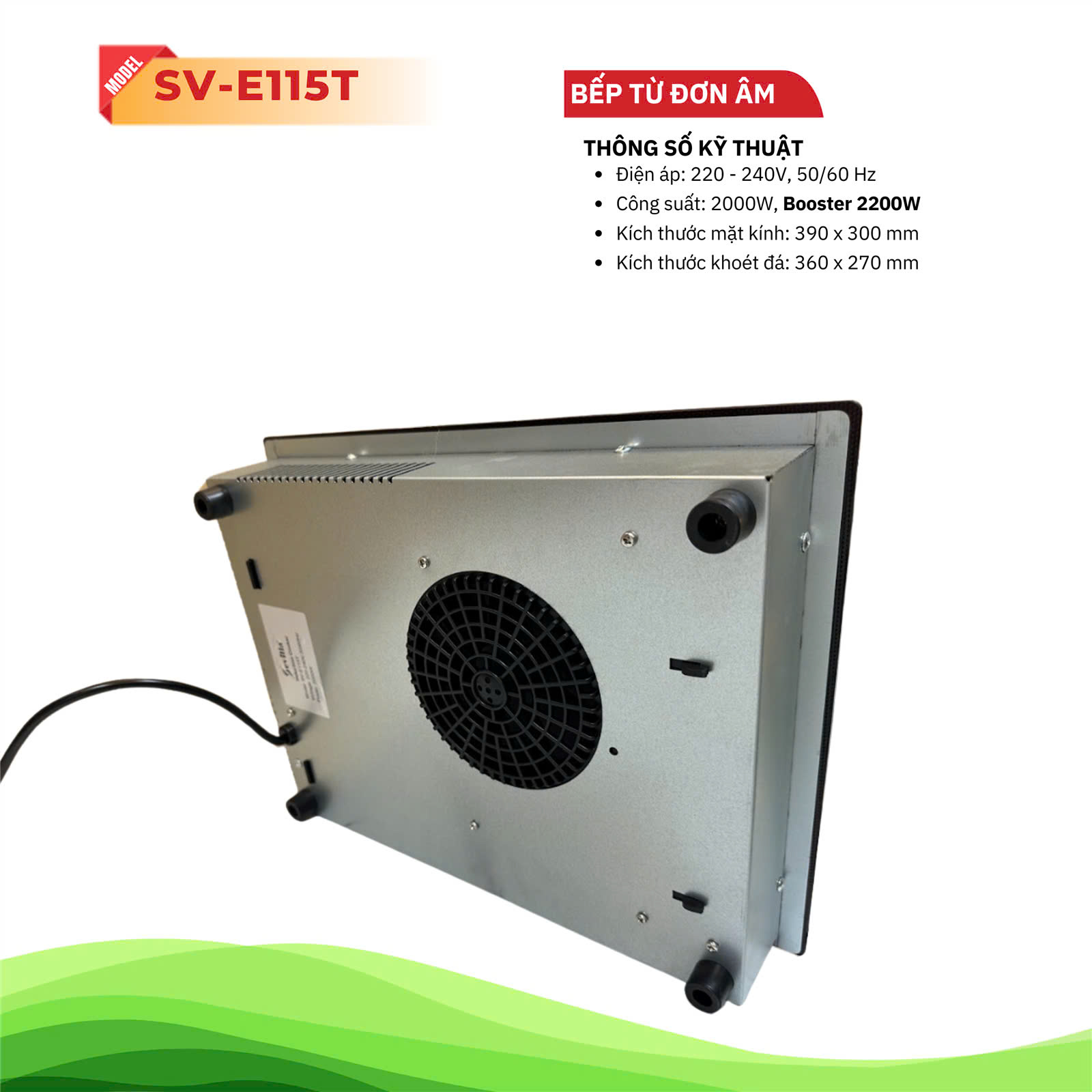 Bếp từ đơn âm Sevilla SV E115T