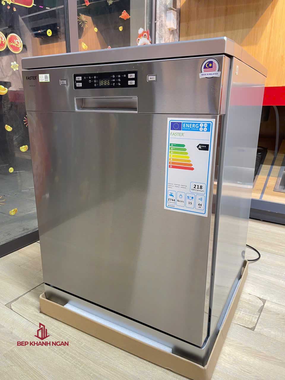 Máy rửa bát Faster ECO 6314S nhập khẩu Malaysia