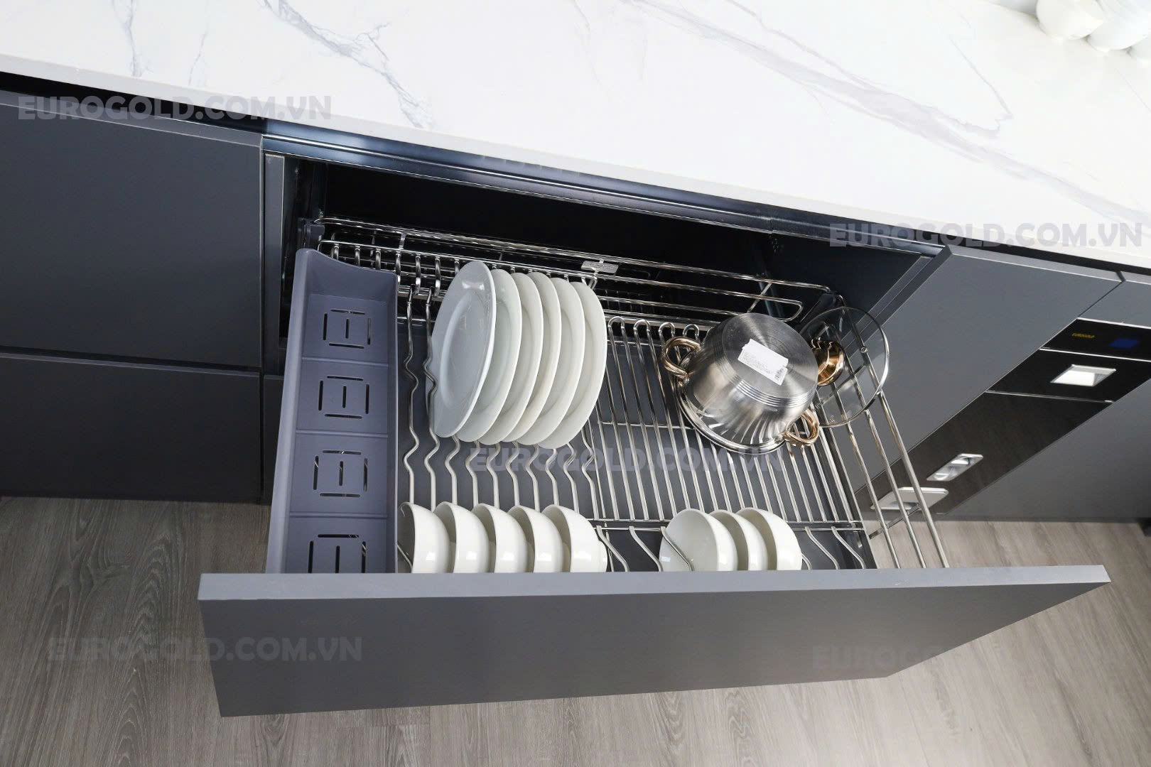 Giá bát đĩa  SUS304 nan Oval EPV60 – Eurogold