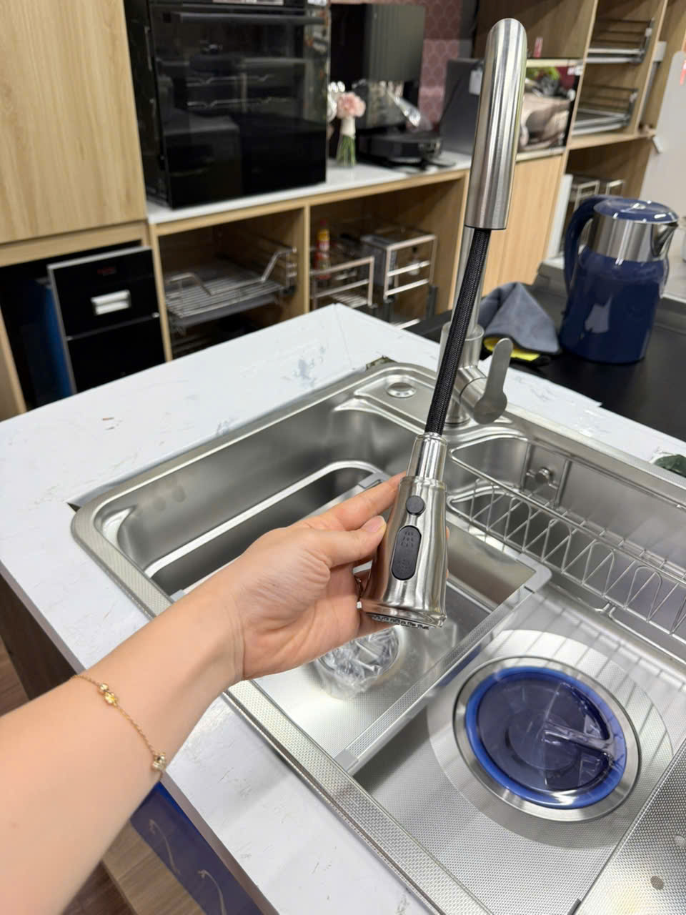 Chậu rửa bát 1 hố Skyler 7848 inox 304