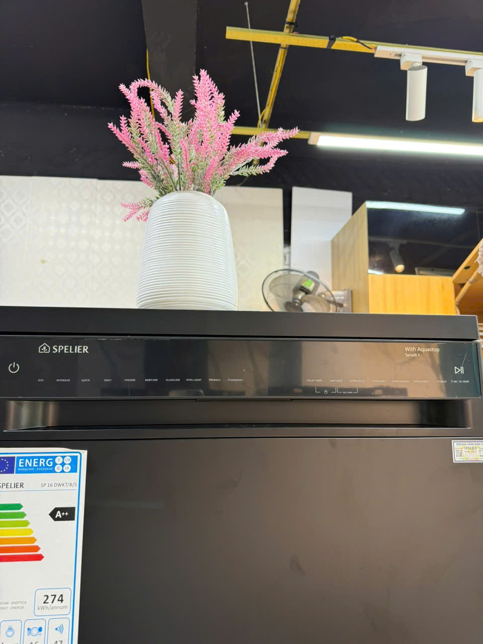 Máy rửa bát Spelier SP 16DWKT/B/S