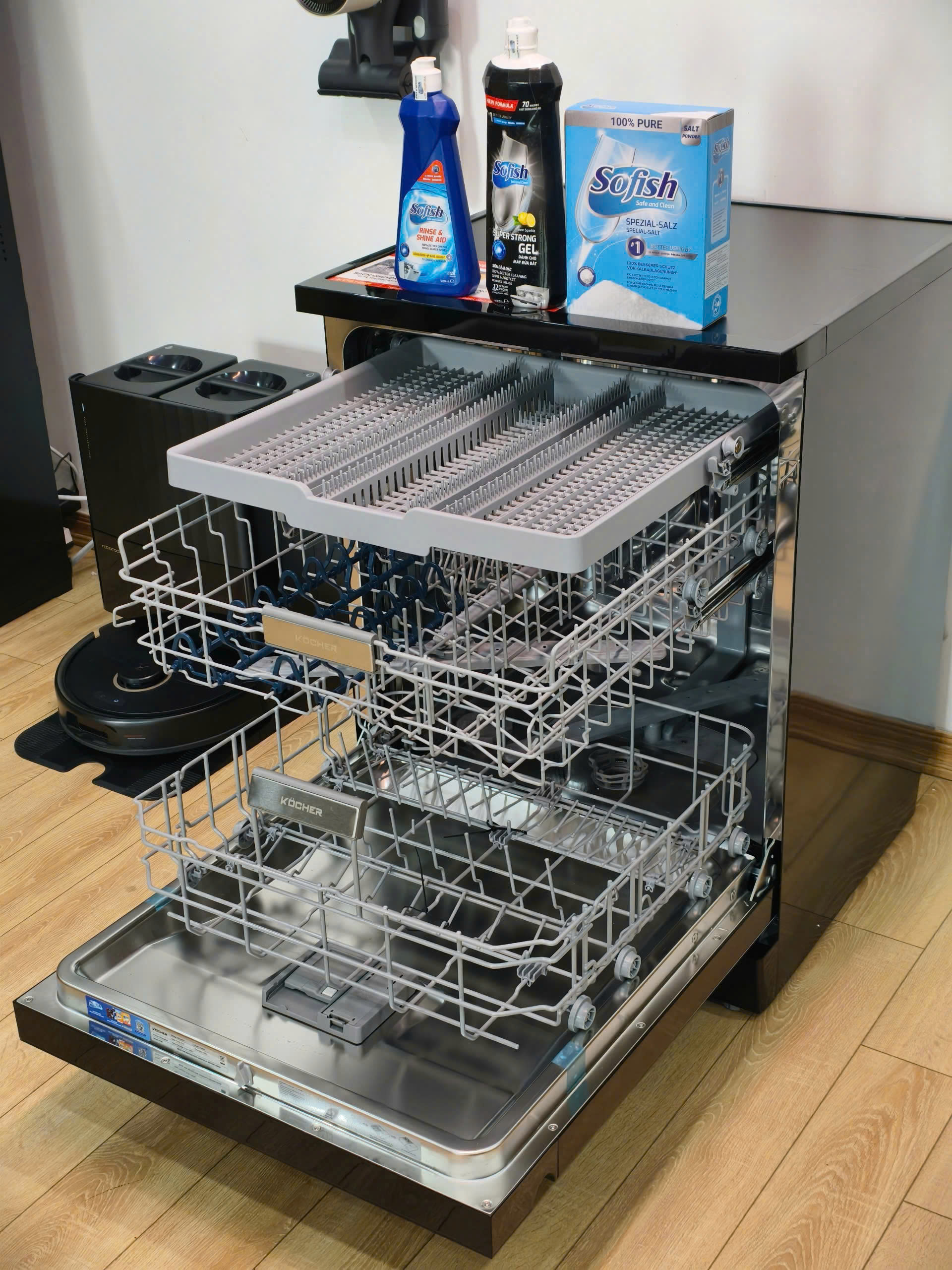 MÁY RỬA BÁT ĐỘC LẬP KOCHER KDEU-X15S