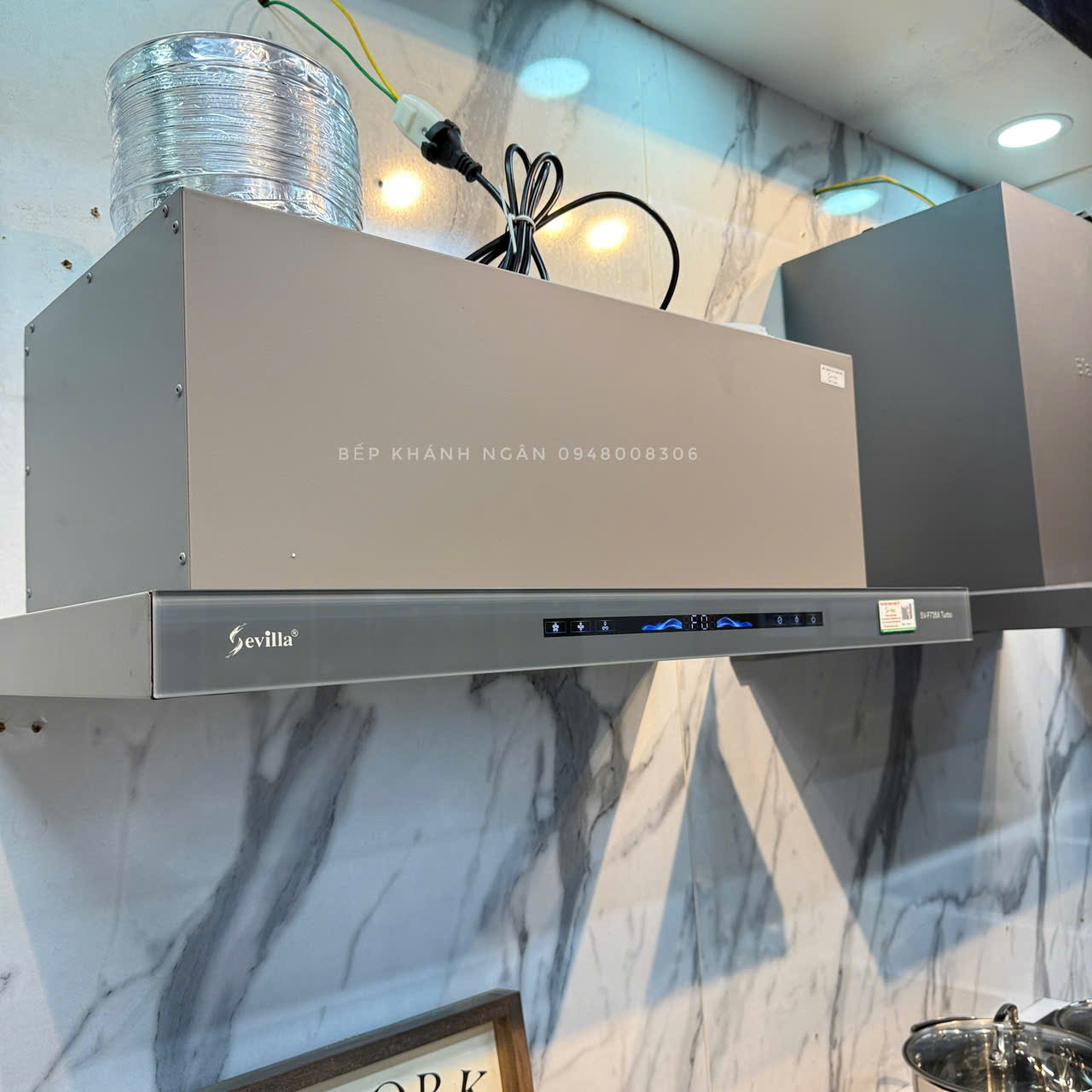 Máy hút mùi âm tủ Sevilla SV-F735X Turbo