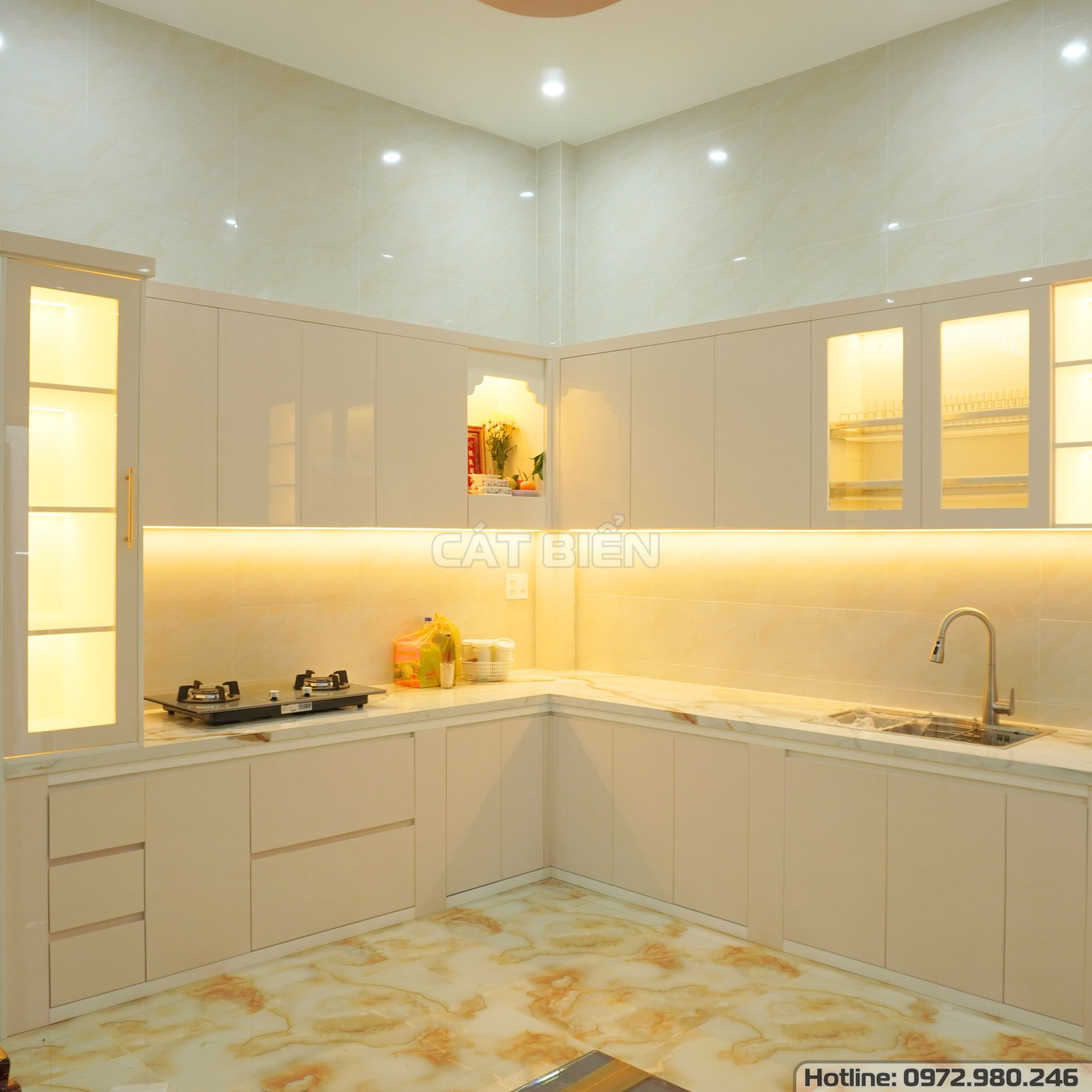 Nội Thất Phòng Bếp Anh Hân Nguyễn Hùng Sơn Rạch Giá NTPB-116