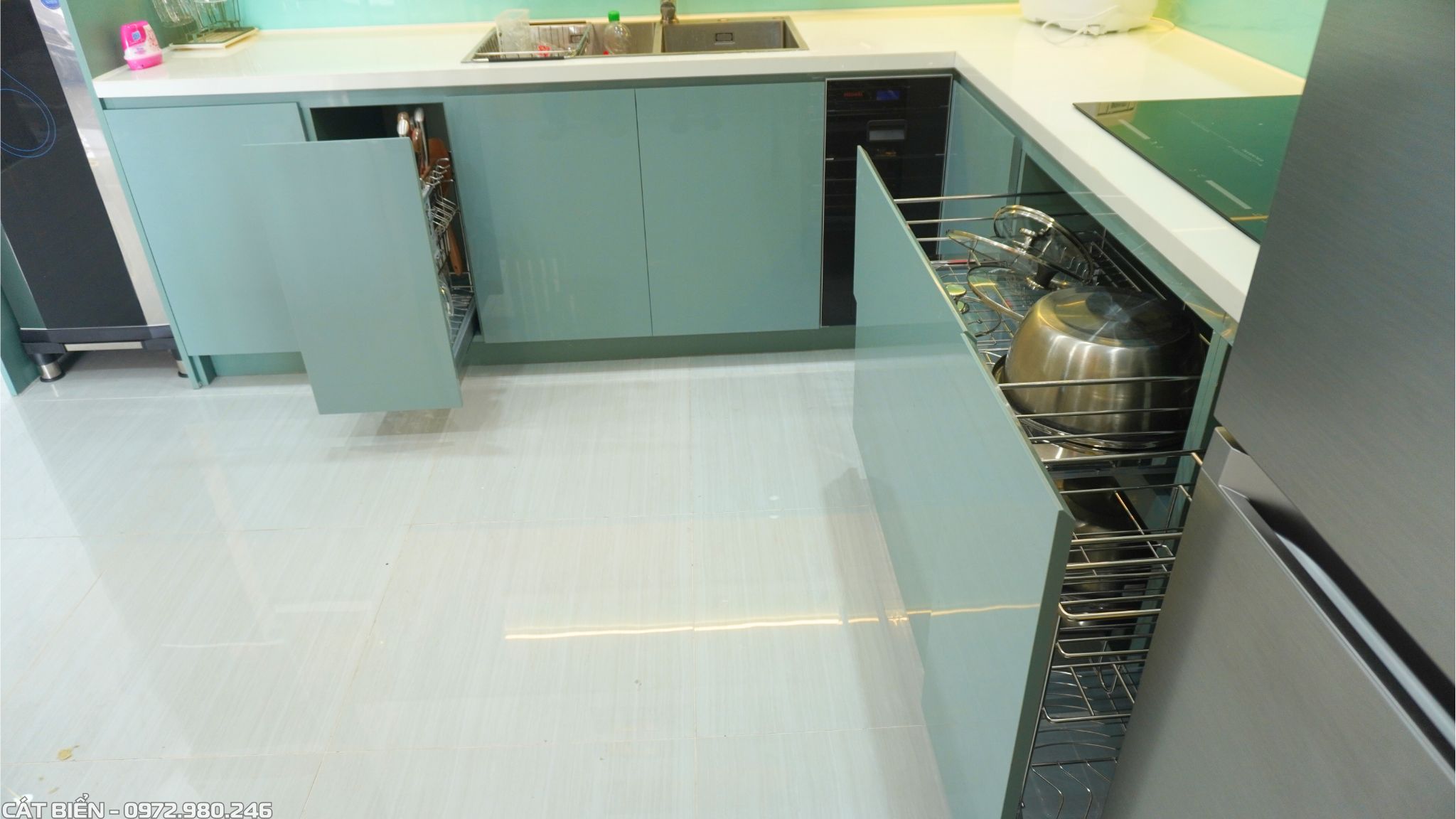 Nội Thất Phòng Bếp Chị Phương KDT Tây Bắc NTPB-113