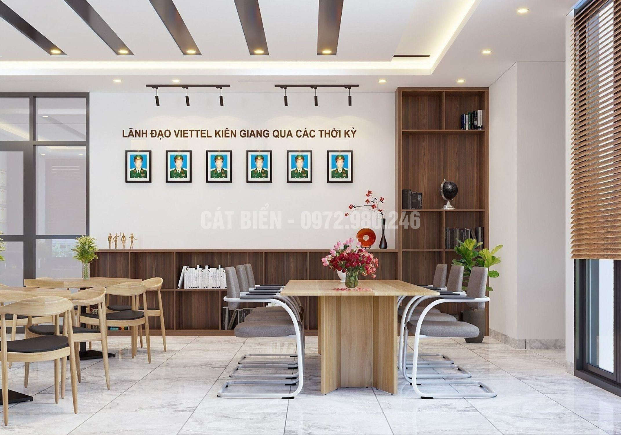 Nội Thất Phòng Đọc Sách Viettel Kiên Giang NTPDS-101