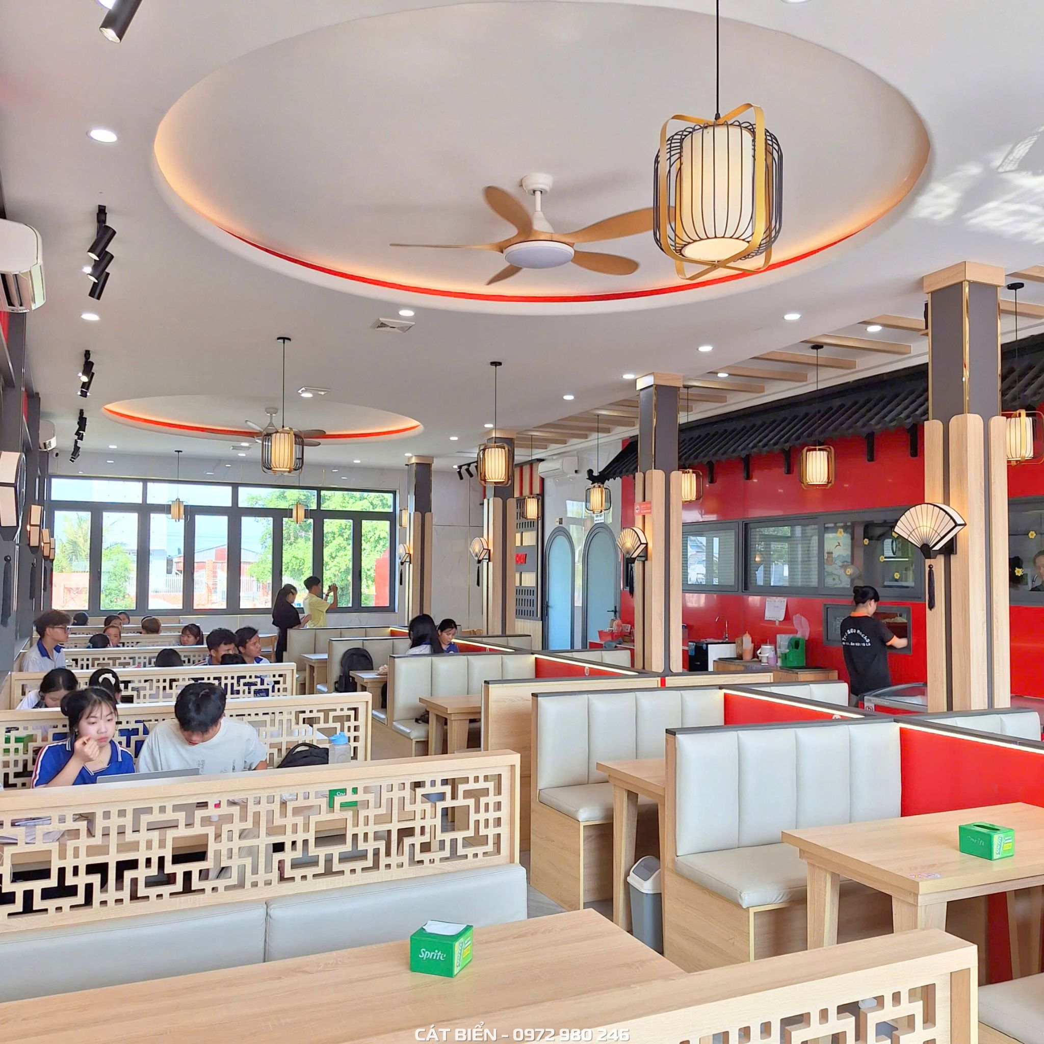 Thiết Kế & Thi Công Nội Thất Quán Mì Cay Mocha – Hòn Đất