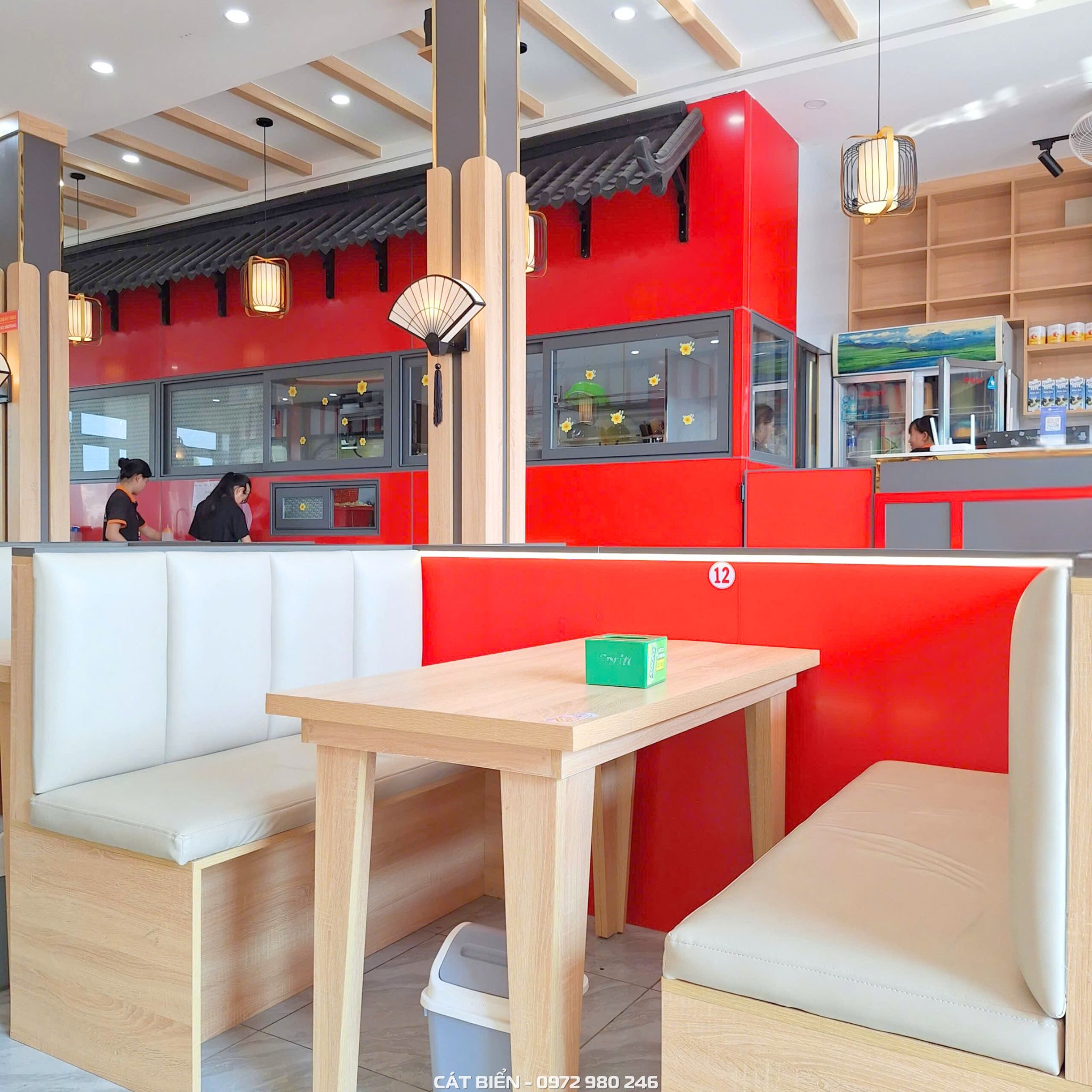 Thiết Kế & Thi Công Nội Thất Quán Mì Cay Mocha – Hòn Đất