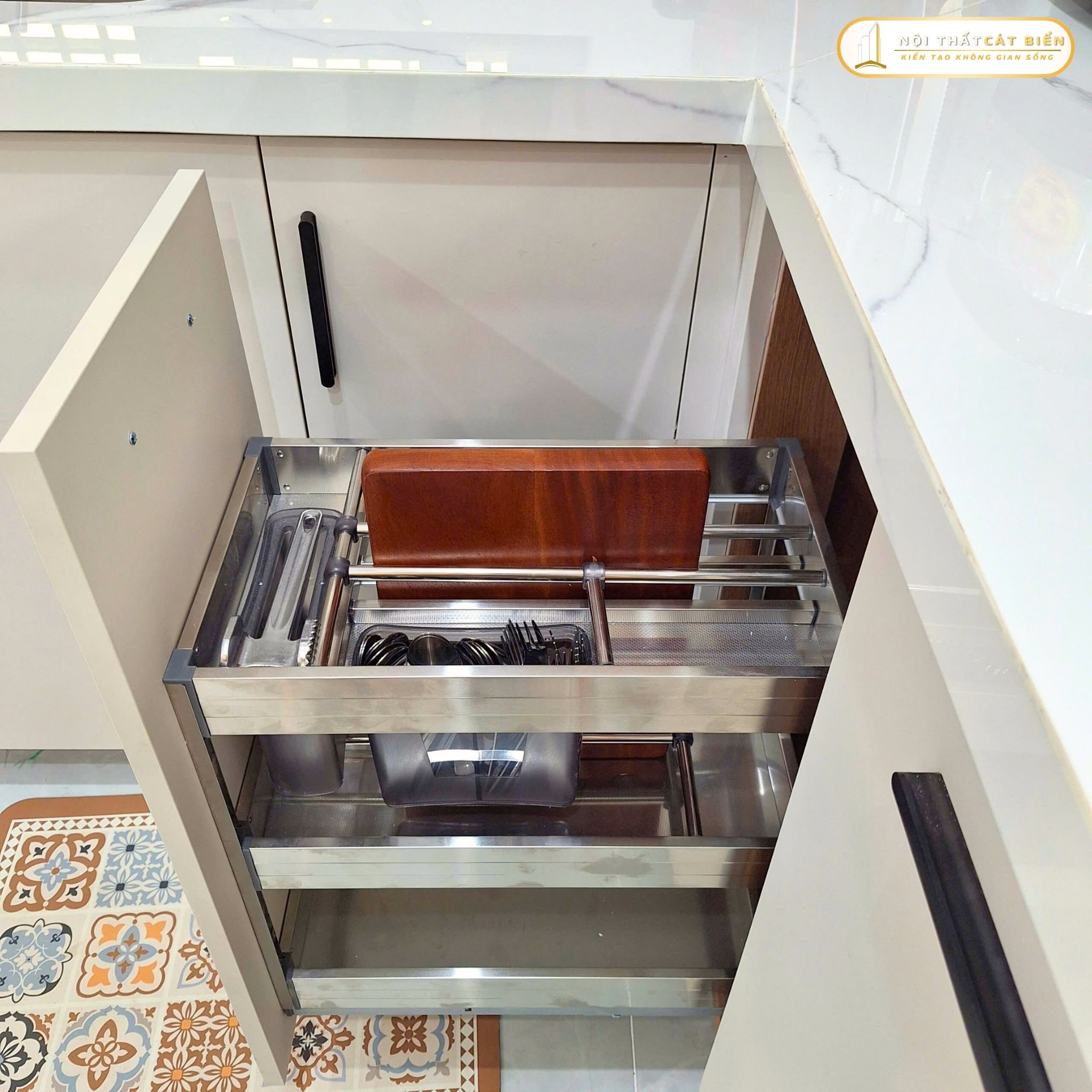 Nội Thất Phòng Bếp Chị Quỳnh KDT Phú Cường NTPB-129