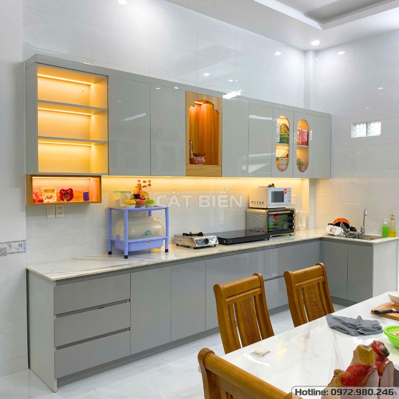 Nội Thất Phòng Bếp Chị Tài Nguyễn Tuân Rạch Giá NTPB-121