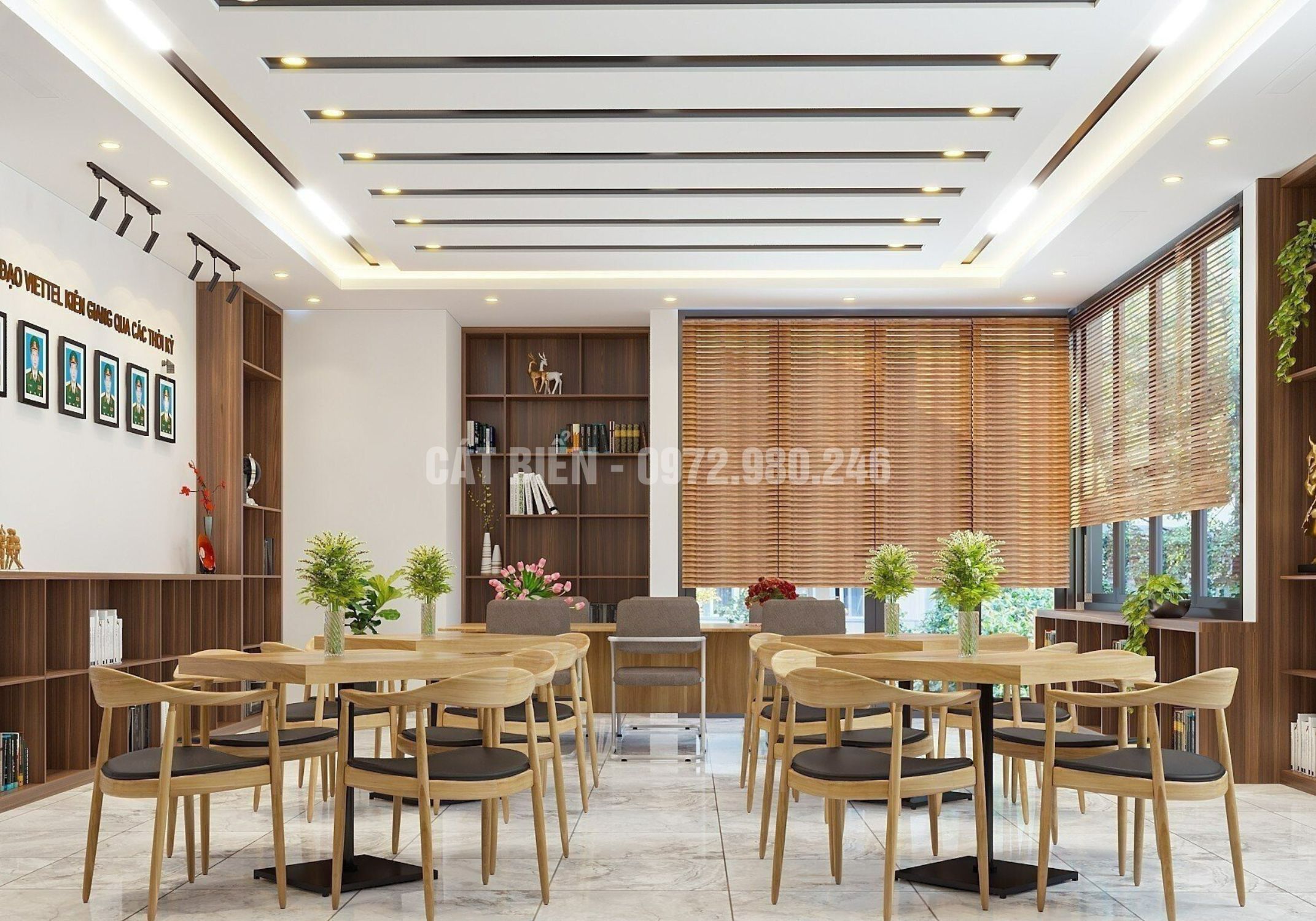 Nội Thất Phòng Đọc Sách Viettel Kiên Giang NTPDS-101