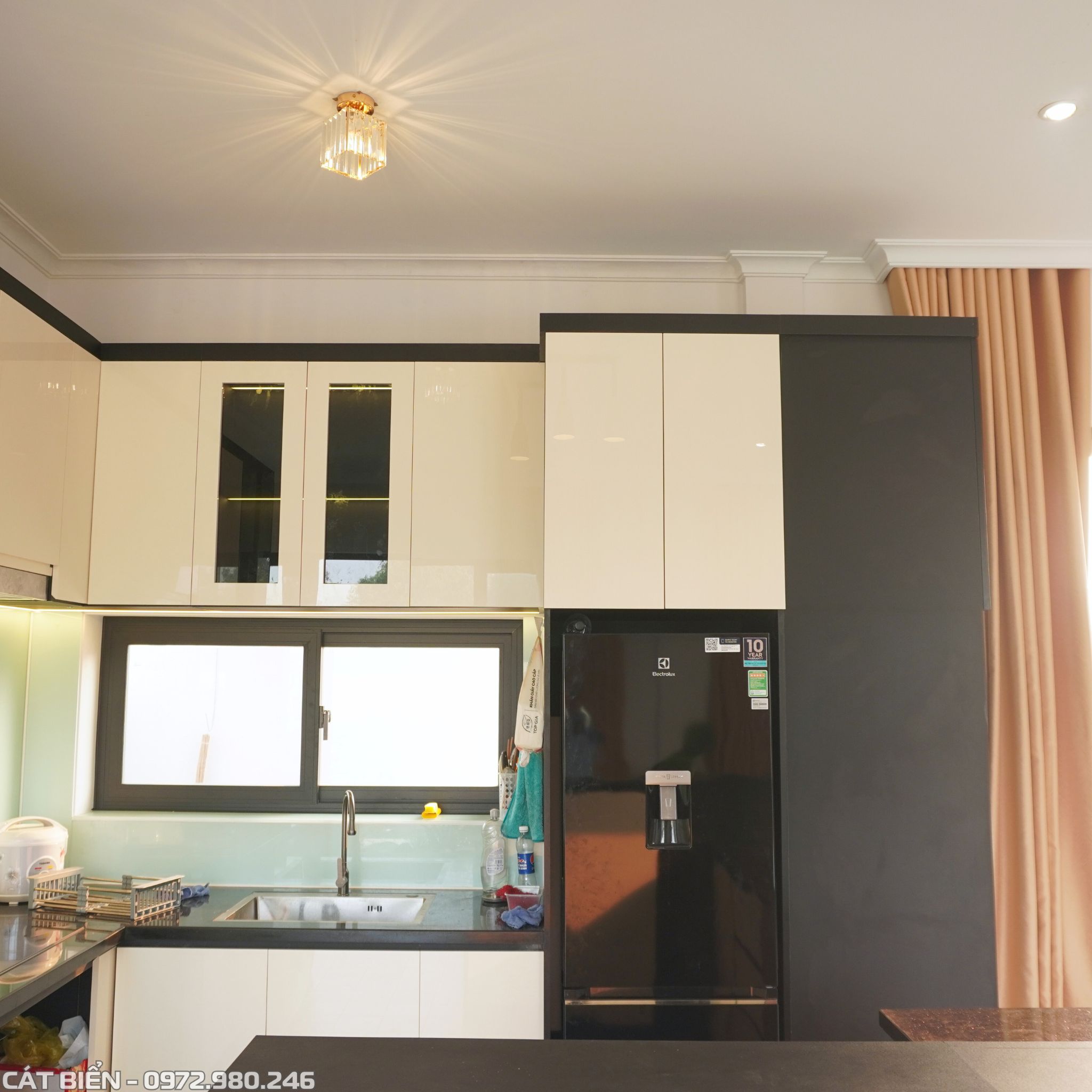 Nội Thất Phòng Bếp Chị Oanh Giang Thành NTPB-112