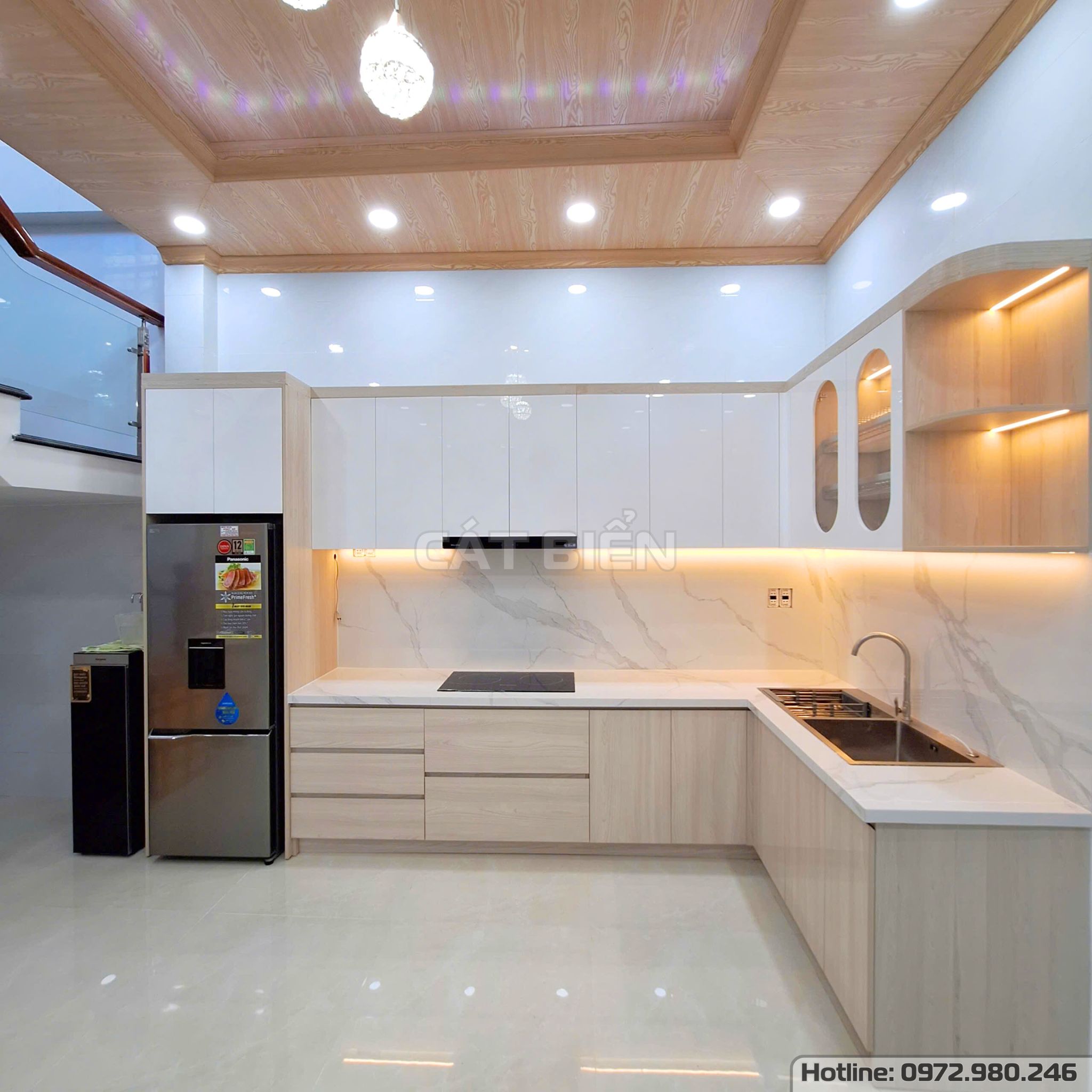 Nội Thất Phòng Bếp Cô Yến Vĩnh Thuận NTPB-118