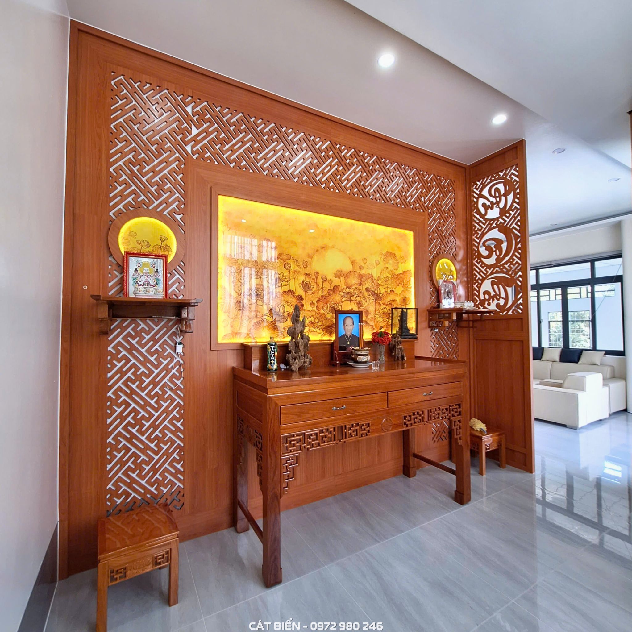 Nội Thất Phòng Thờ Chị Xuân Tân Hiệp NTPT-115