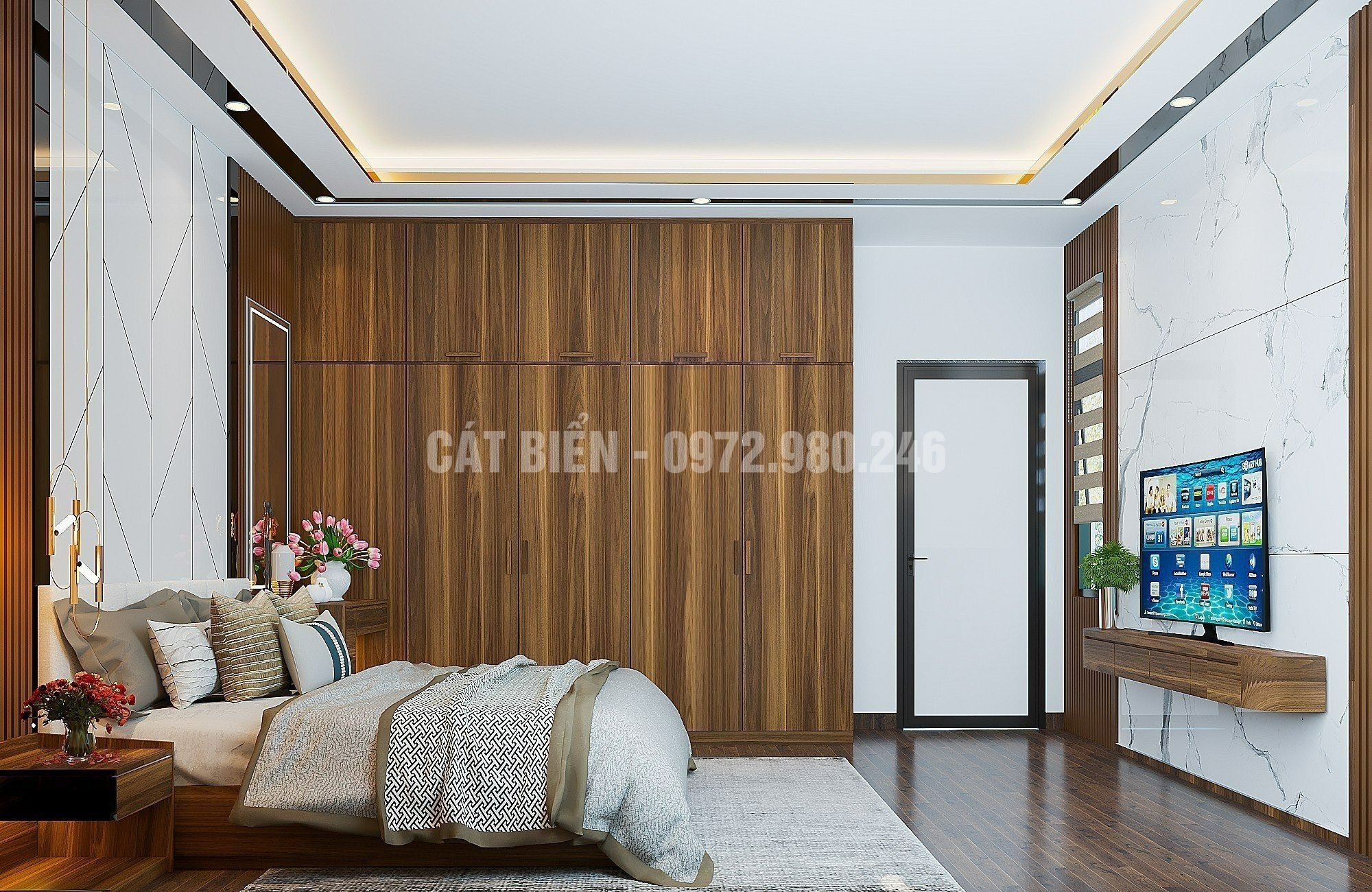 Nội Thất Phòng Ngủ Chị Thảo KDT Tây Bắc NTPN-101