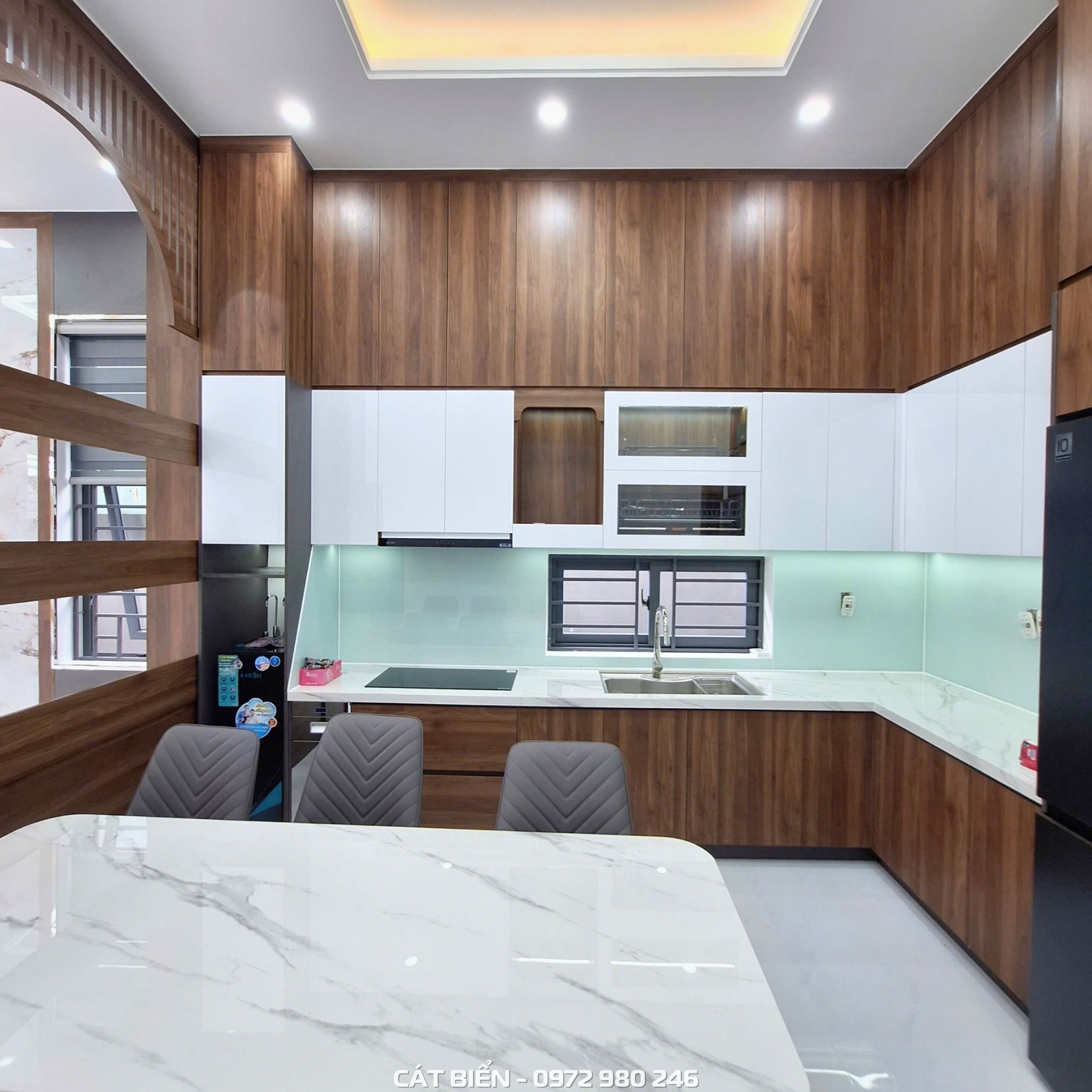 Nội Thất Phòng Bếp Chị Hạnh Hòn Đất NTPB-132