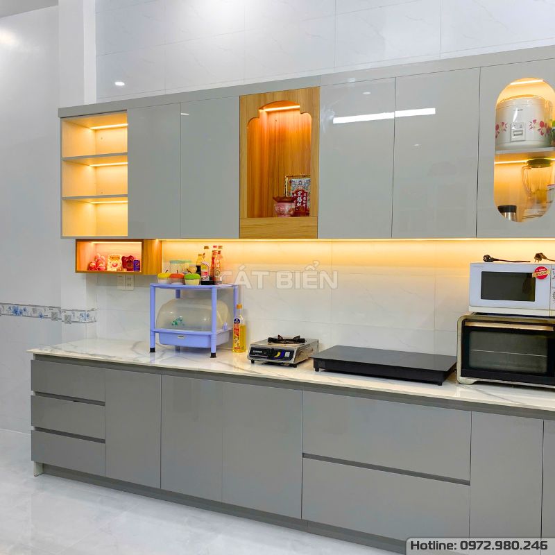 Nội Thất Phòng Bếp Chị Tài Nguyễn Tuân Rạch Giá NTPB-121