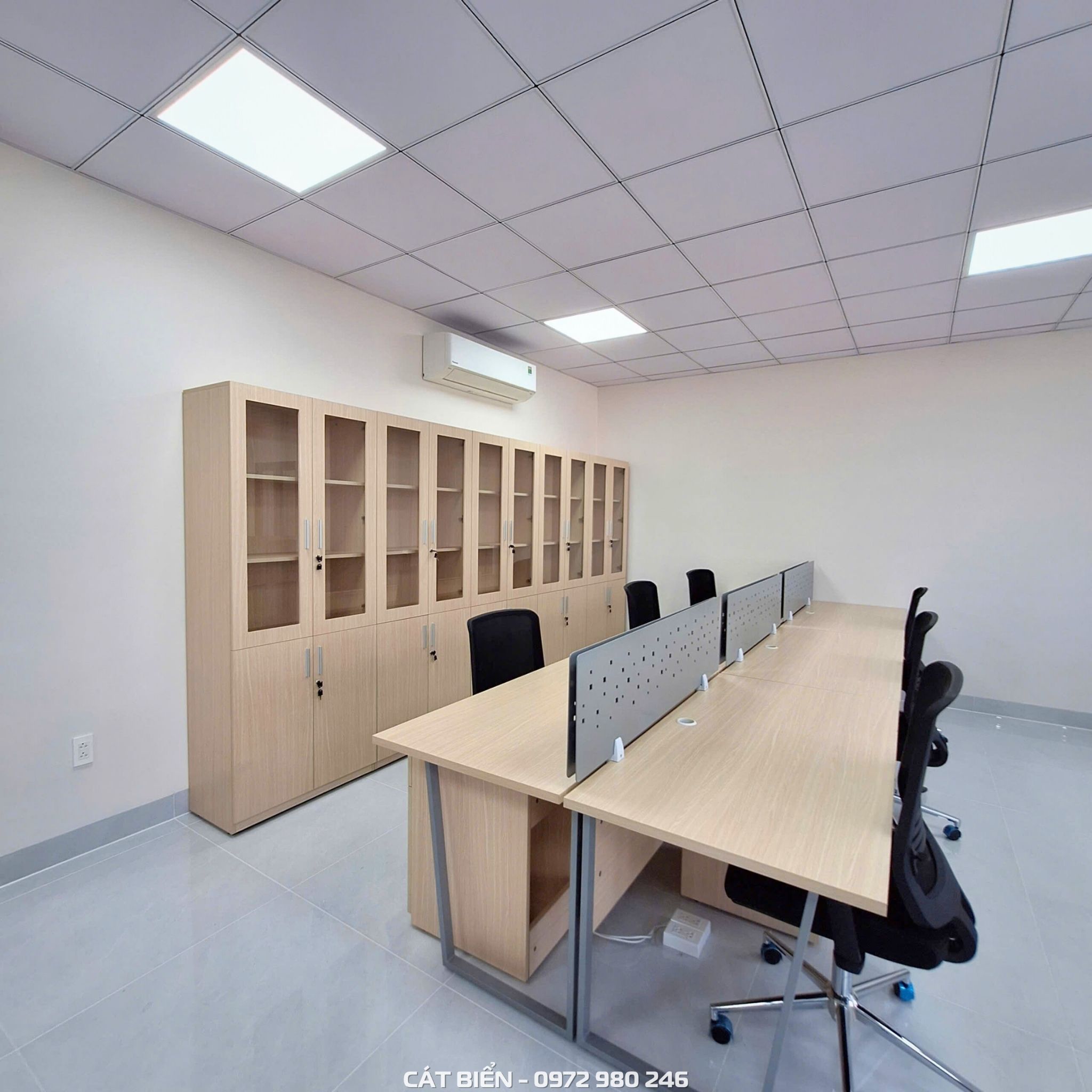 Nội Thất Phòng Làm Việc Trung Tâm Viettel Giồng Riềng NTVP-108