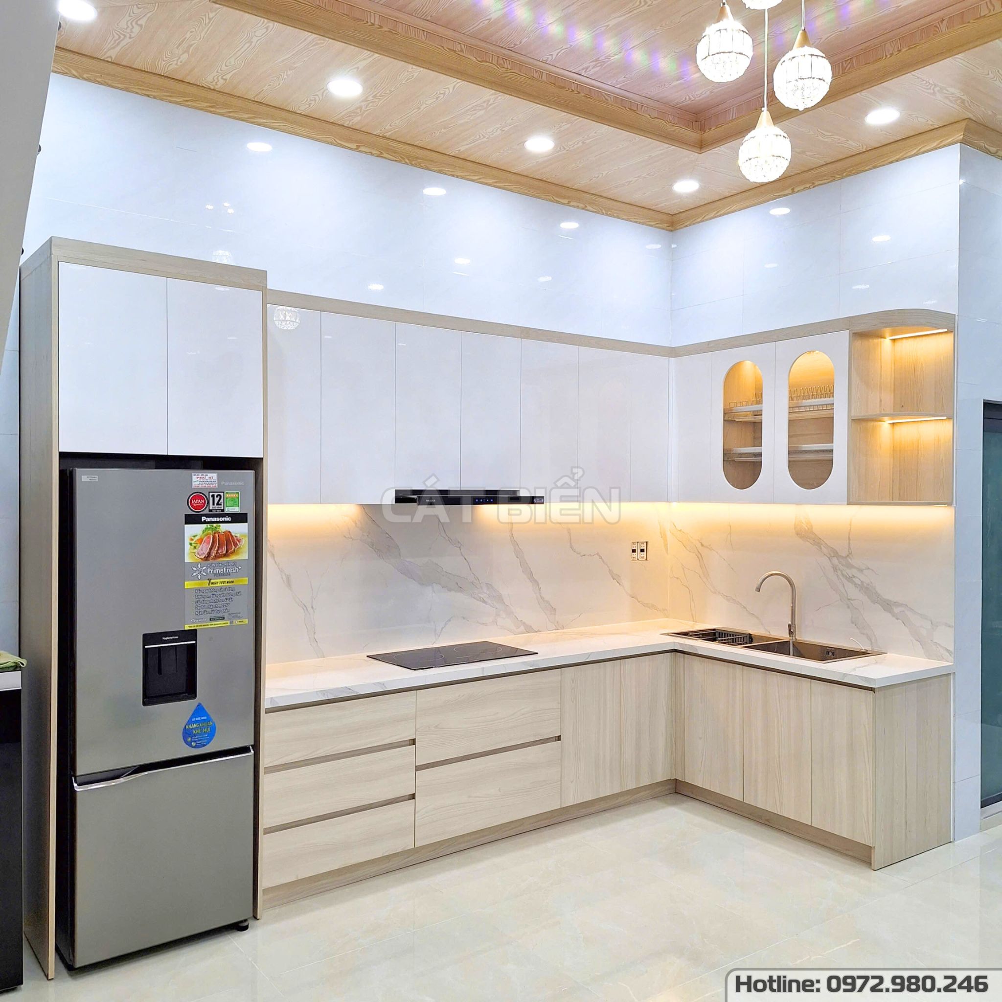 Nội Thất Phòng Bếp Cô Yến Vĩnh Thuận NTPB-118