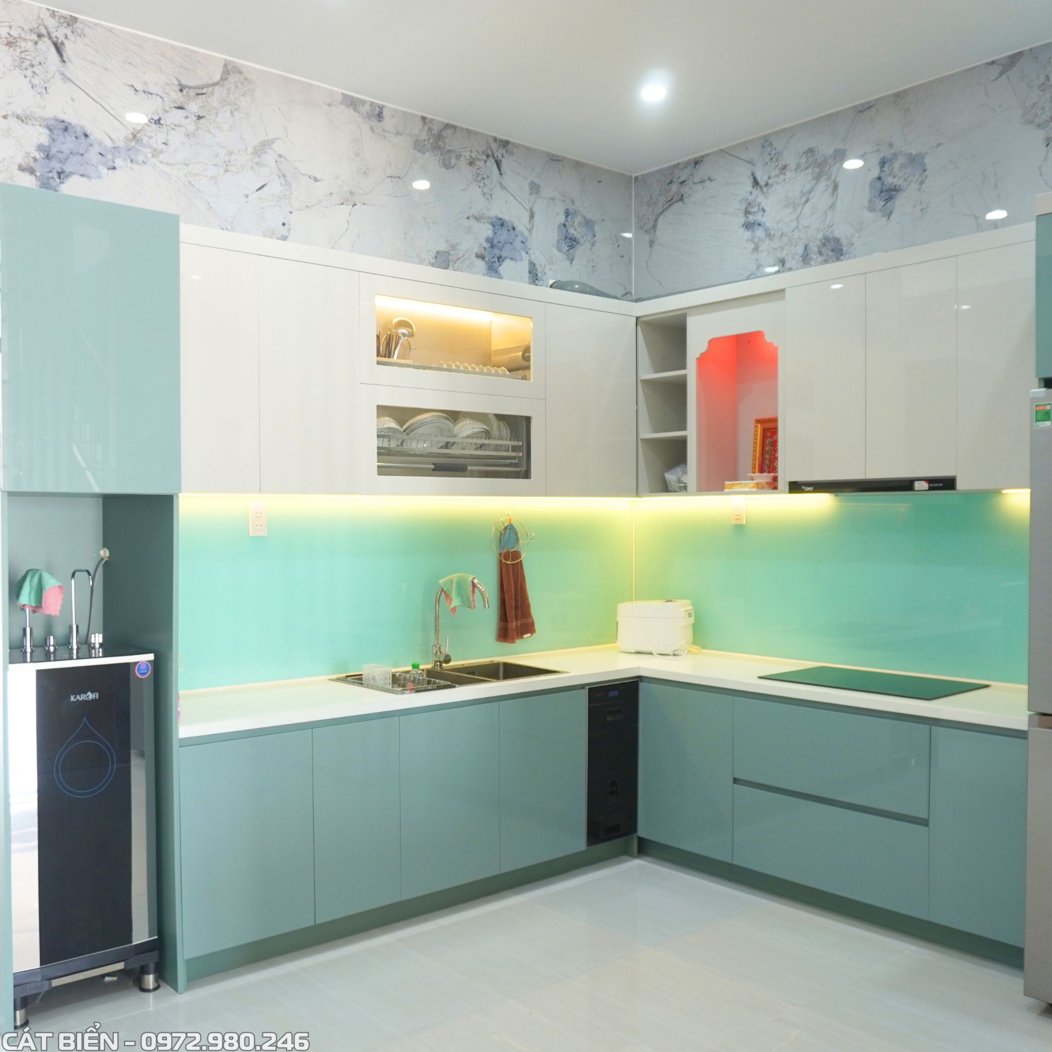 Nội Thất Phòng Bếp Chị Phương KDT Tây Bắc NTPB-113
