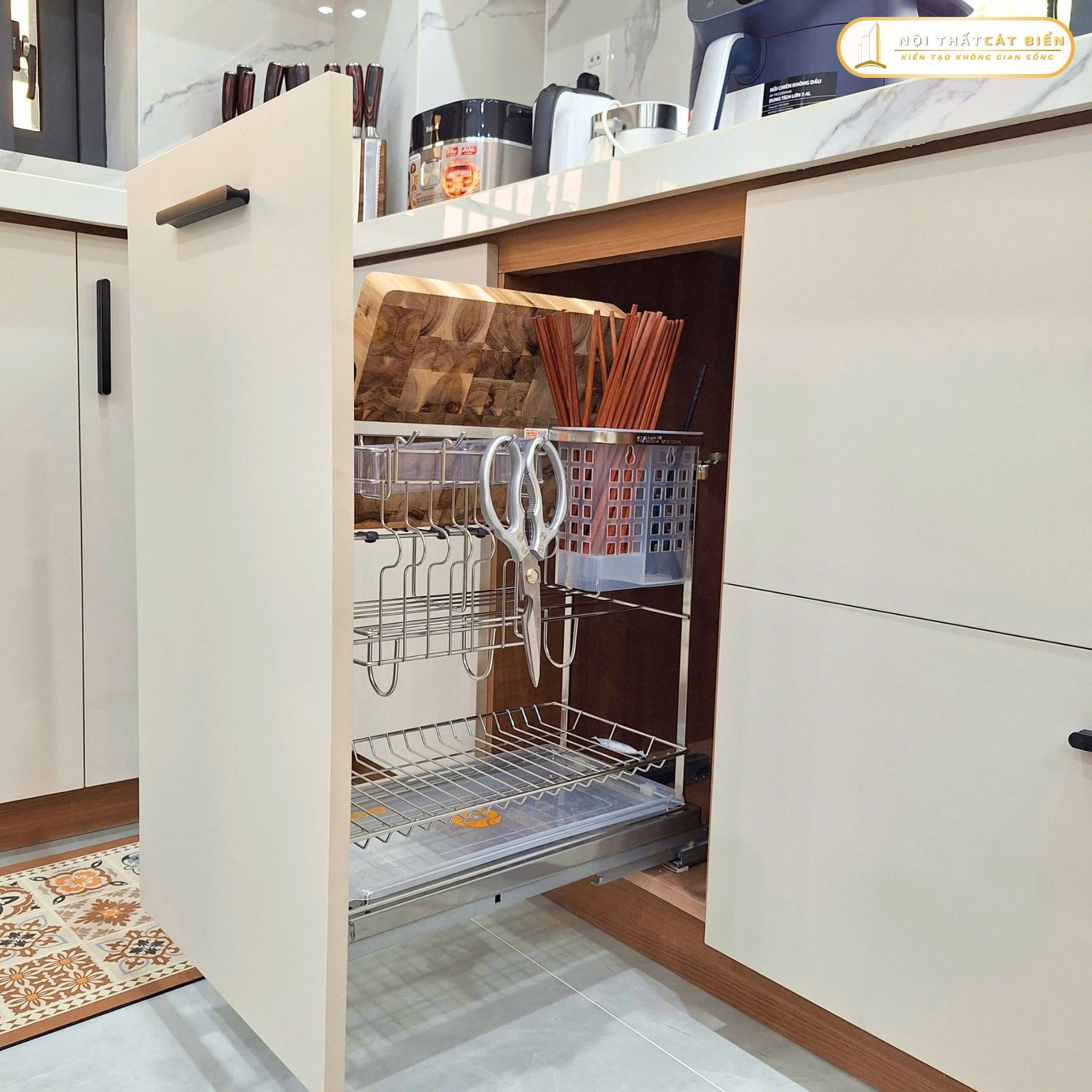 Nội Thất Phòng Bếp Chị Quỳnh KDT Phú Cường NTPB-129
