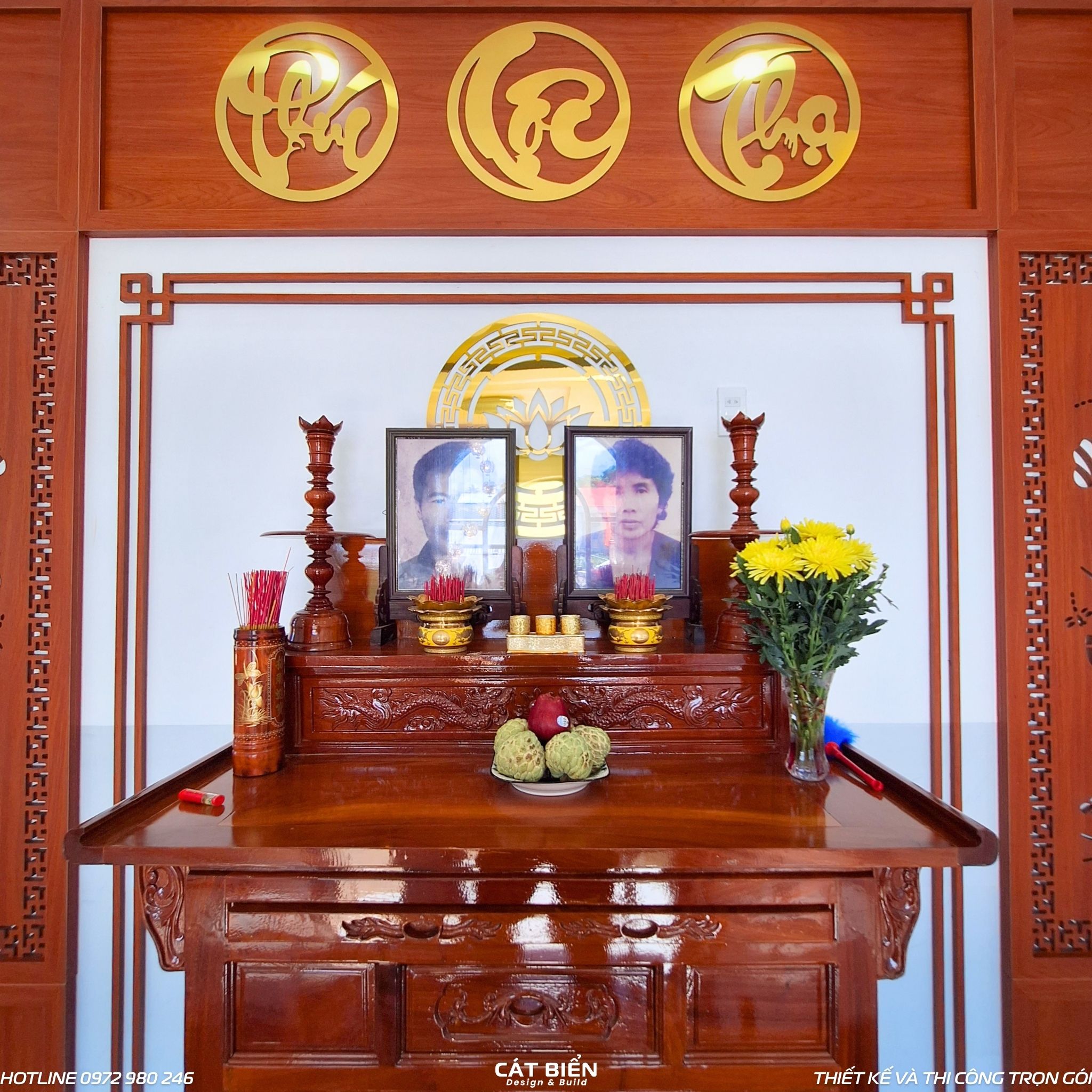 Nội Thất Phòng Thờ Anh Thão An Biên NTPT-118