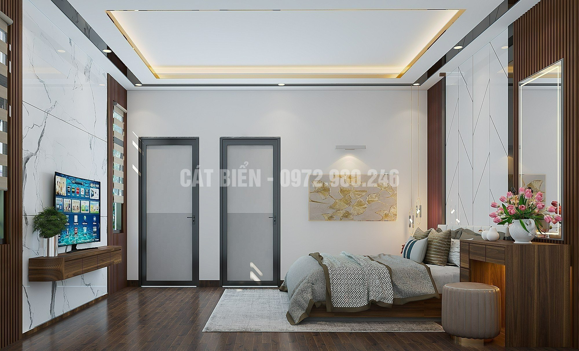 Nội Thất Phòng Ngủ Chị Thảo KDT Tây Bắc NTPN-101