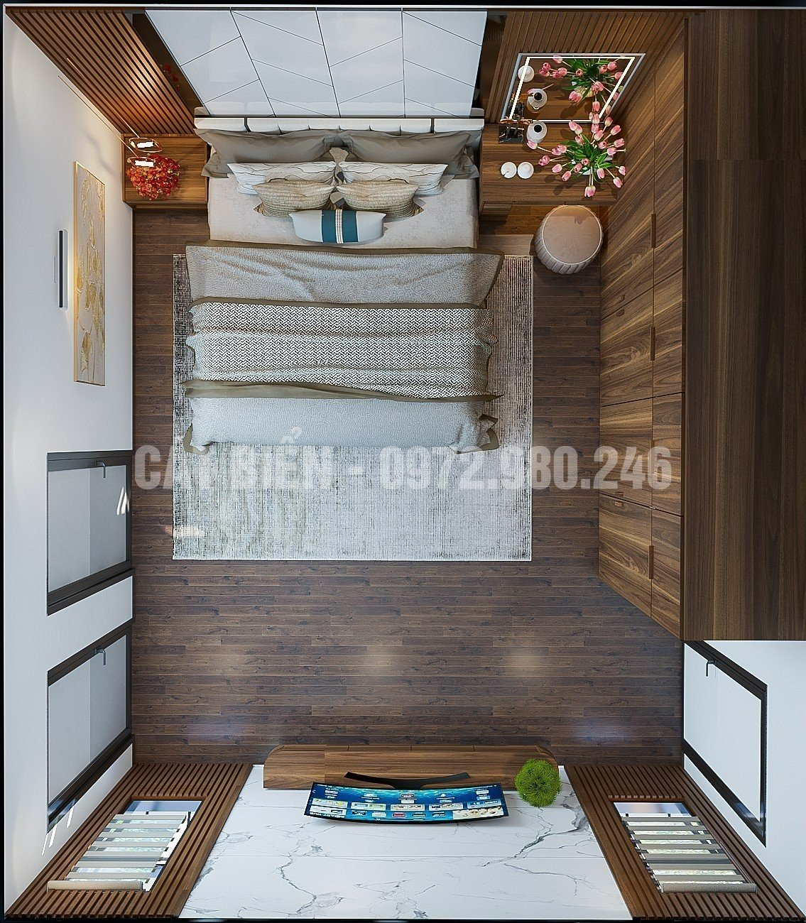 Nội Thất Phòng Ngủ Chị Thảo KDT Tây Bắc NTPN-101