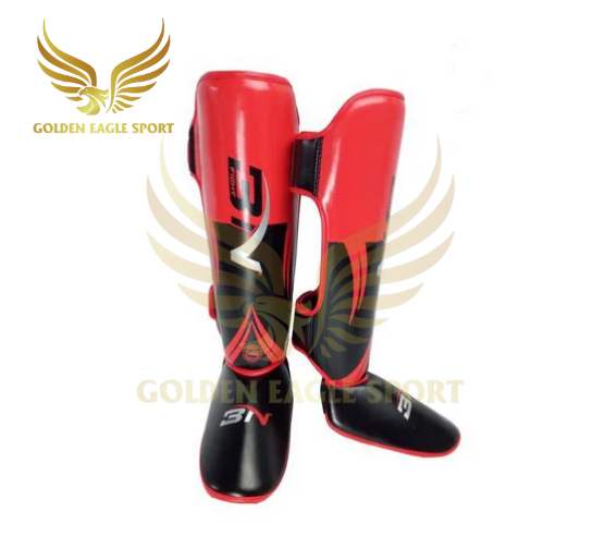 Giáp võ thuật Bảo vệ ống chân liền mu bàn chân Muay Kickboxing BN Fight chính hãng
