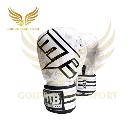 Găng tay boxing mini màu trắng cho trẻ em MTB 6oz 5.0