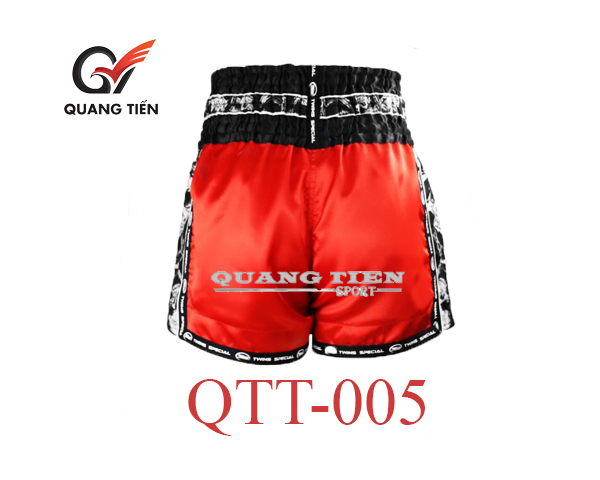 QUẦN MUAY THAI TWINS SKULL – ĐỎ (QTT-005)