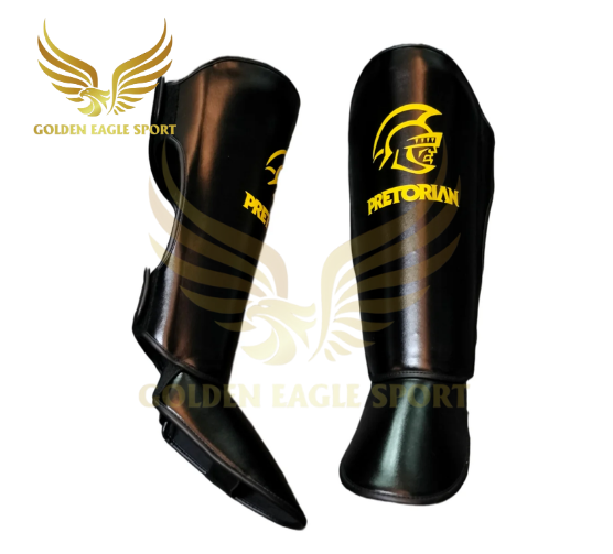 Giáp võ thuật bảo vệ ống chân  liền mu chân Pretorian đen trắng chính hãng