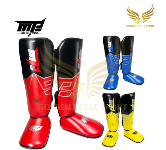 Giáp võ thuật bảo vệ ống chân liền mu chân MTB chính hãng đủ màu